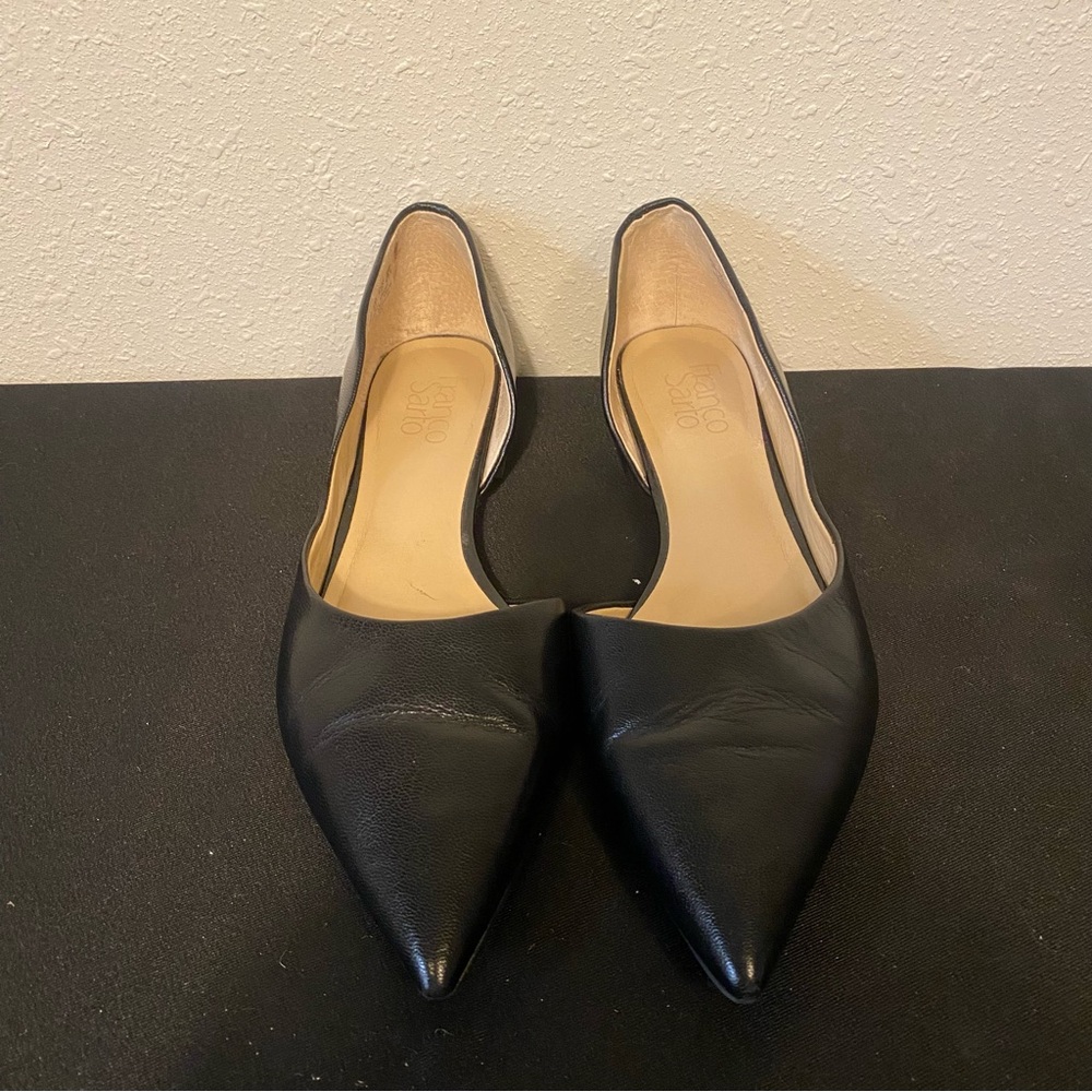 Franco Sarto Neiman D’Orsay Black Flats Size 9